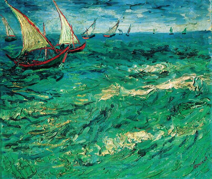  文森特·威廉·梵高  Vincent Willen Van Gogh ——帆船